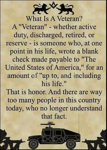 What is a veteran