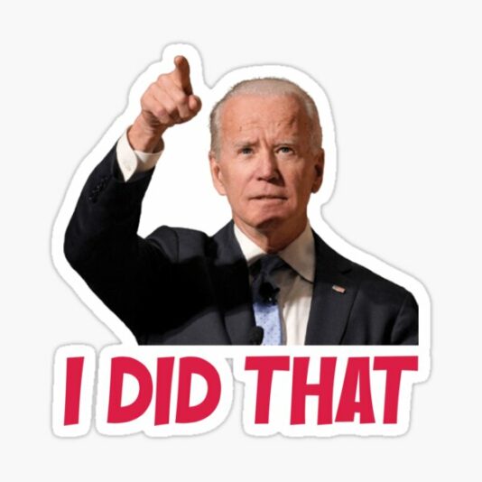 Joe Biden - I did that